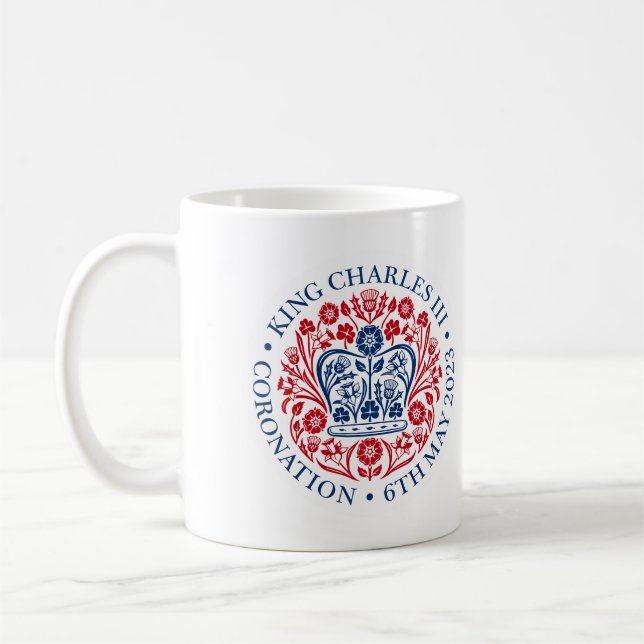 King Charles III Coronation Tasse (Links)