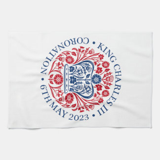 King Charles III Coronation Teetuch Geschirrtuch