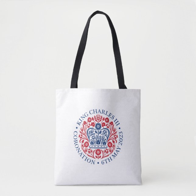 King Charles III Coronation Tote Bag (Vorderseite)