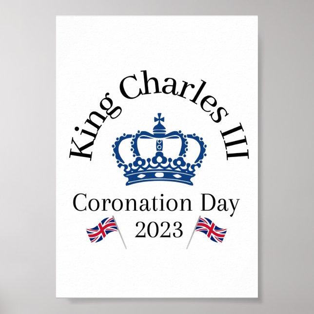 King Charles III Coronation Window Poster (Vorne)