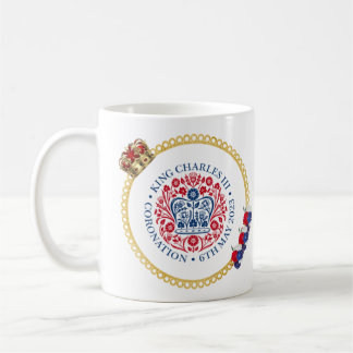 King Charles III Crown Coronation Tasse