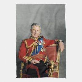 King Charles III Geschirrtuch