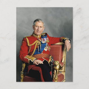 King Charles III Postkarte