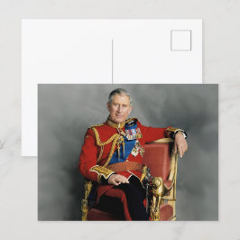 King Charles III Postkarte