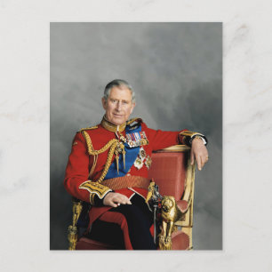 King Charles III Postkarte