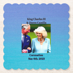 King Charles III & Queen Camilla Coronation Untersetzer