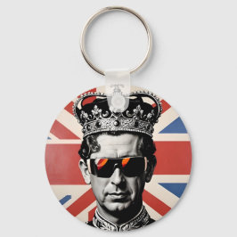 King Charles iii Sonnenbrille Gewerkschaft Jack Schlüsselanhänger