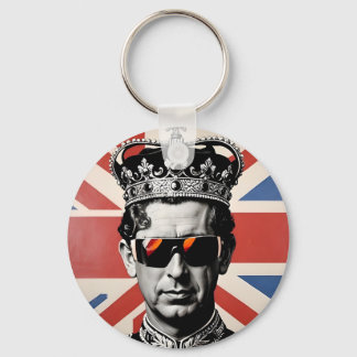 King Charles iii Sonnenbrille Gewerkschaft Jack Schlüsselanhänger