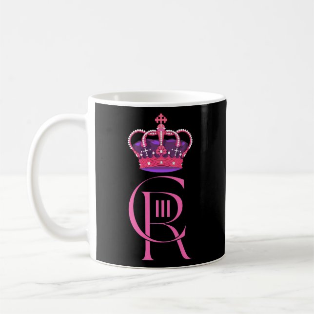 King Charles III Tshirtking Charles III Coronation Kaffeetasse (Links)