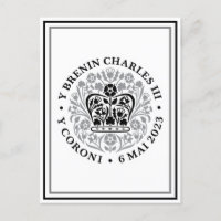 King Charles III Welsh Coronation Emblem-Logo