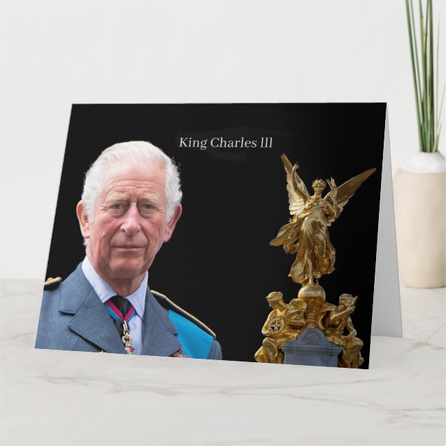 King Charles lll Karte (Vorderseite)