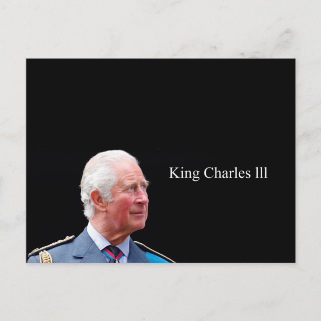 King Charles lll Postcard Postkarte (Vorderseite)