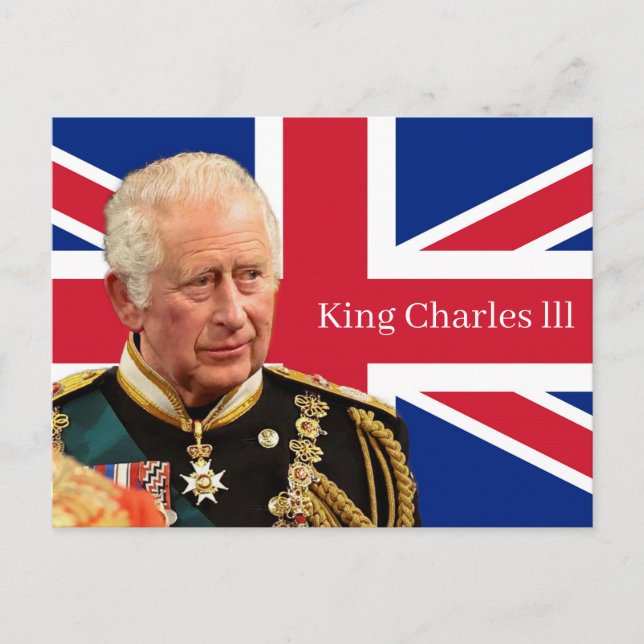 King Charles lll Postkarte (Vorderseite)