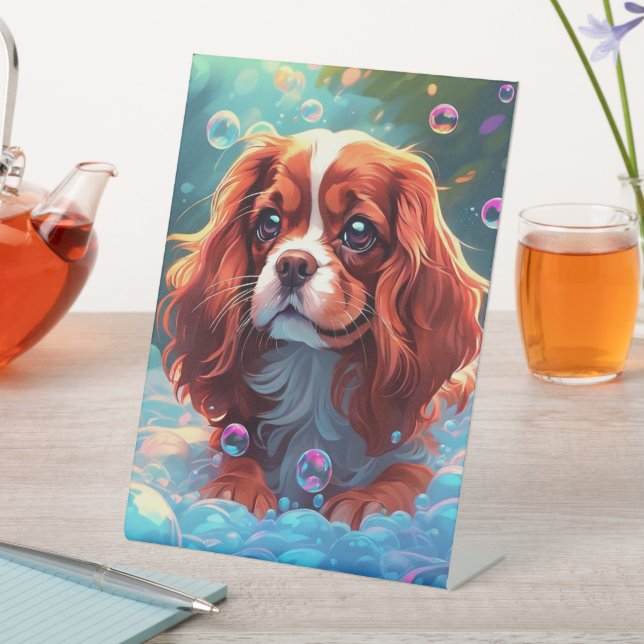 King Charles - Pedestal Sign Sockelschild (In Situ)