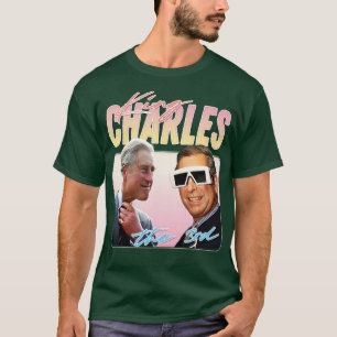 King Charles Retro ästhetisches Lüfterdesign 2 T-Shirt