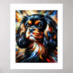 King Charles Spaniel Acrylic Print Poster