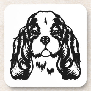King Charles Spaniel Dog Getränke Coaster Getränkeuntersetzer