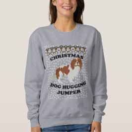 King Charles Spaniel Hund Weihnachtsgeburt Sweatshirt