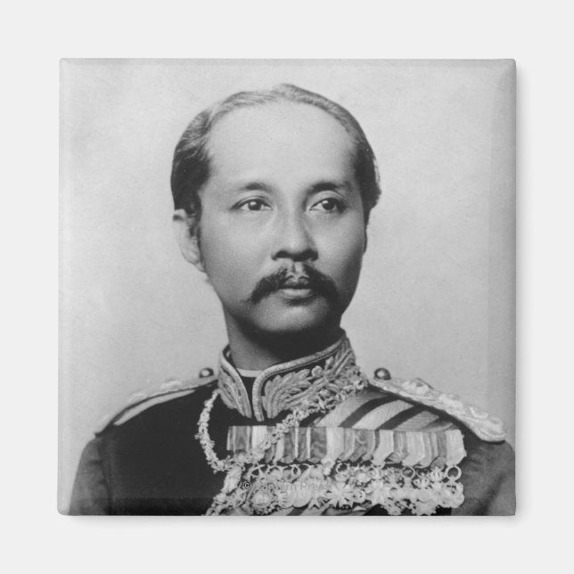 King Chulalongkorn Rama V of Thailand Magnet (Vorne)