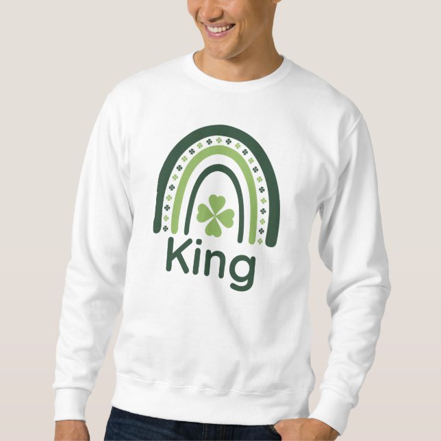 King Clover Boho Rainbow Sweatshirt (Vorderseite)