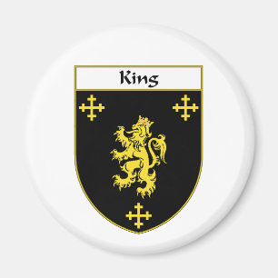 King Coat of Arms/Familienwappen Magnet