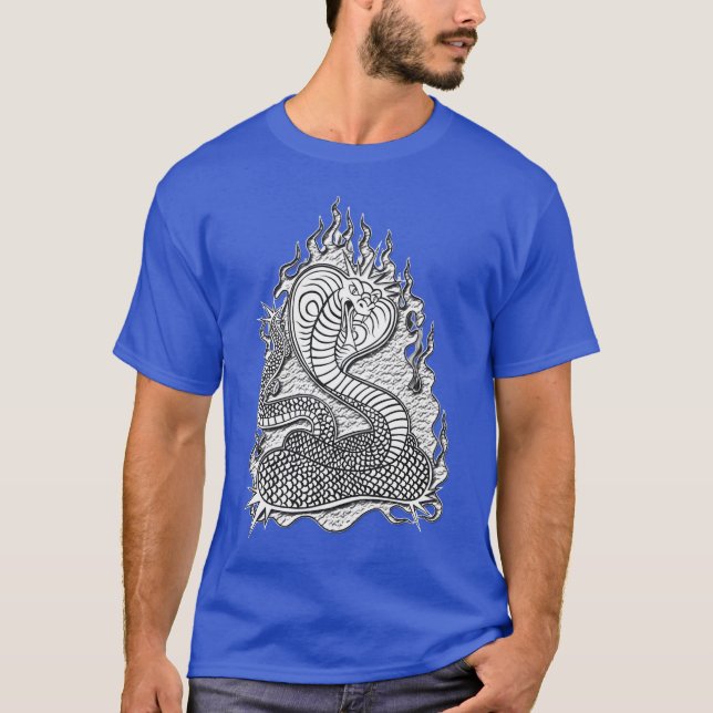 King Cobra on Fire T-Shirt (Vorderseite)