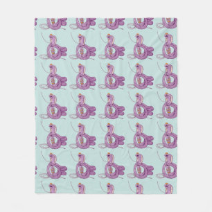 King Cobra Snake Rock Klettern Fleecedecke