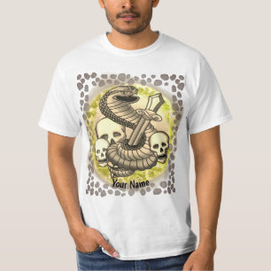 King Cobra Sword Skull T-Shirt