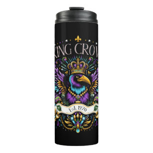 King Crow Colorful Graphic T Shirt Thermosbecher