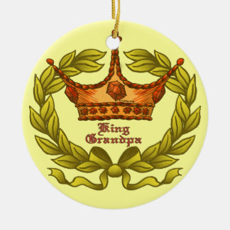 King Crown Grandpa-Ornament Keramik Ornament