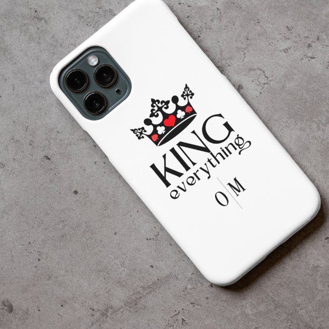 KING Crown Personalisiert Case-Mate iPhone Hülle (Von Creator hochgeladen)