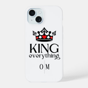 KING Crown Personalisiert iPhone 15 Hülle