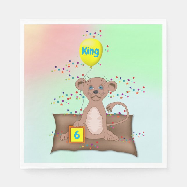 King Cub Serviette (Vorderseite)
