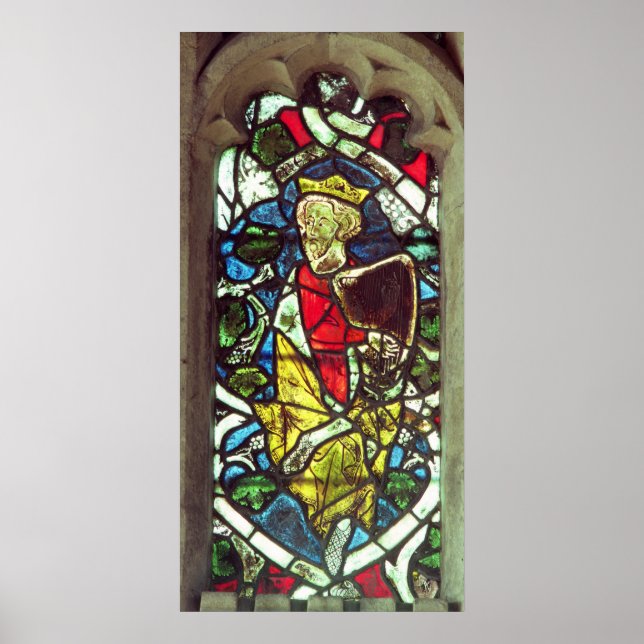 King David, 14. Jahrhundert Poster (Vorne)