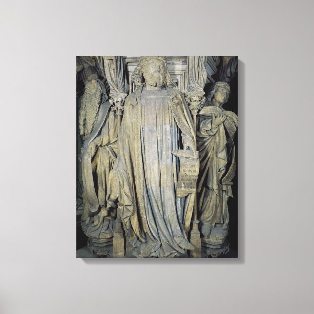 King David, Moses und Jeremiah Leinwanddruck (Vorderseite)