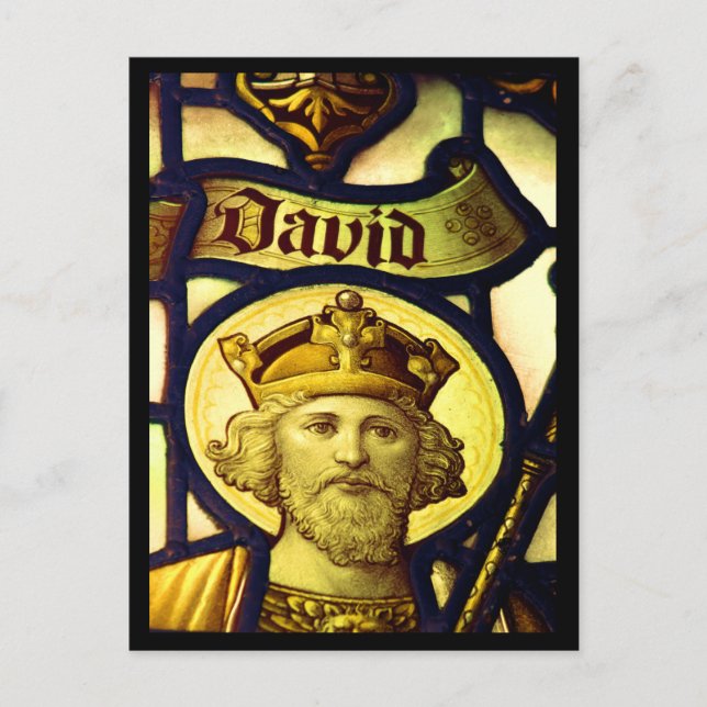 King David Postkarte (Vorderseite)