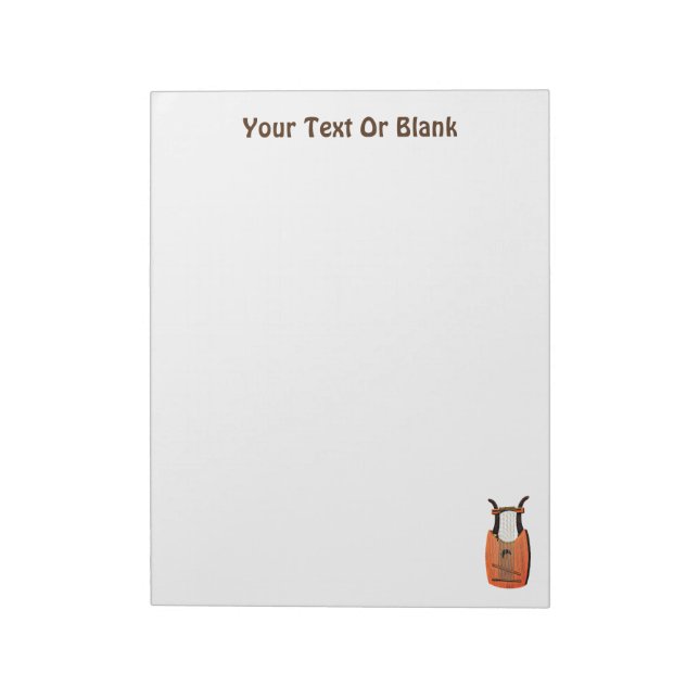 King David's Harp Notizblock (Rotiert)