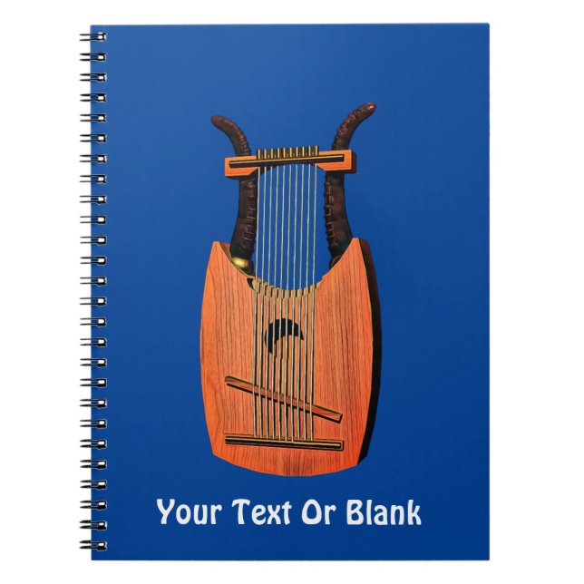 King David's Harp Notizblock (Vorderseite)