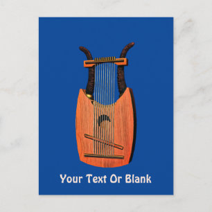 King David's Harp Postkarte