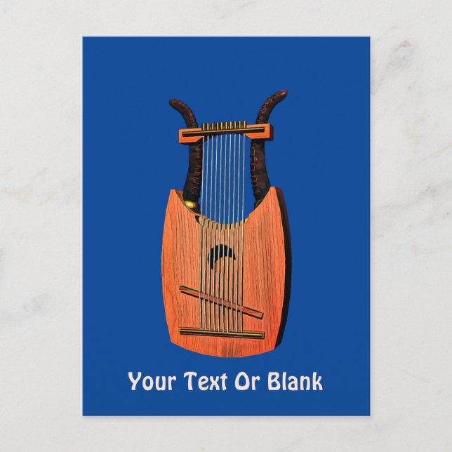 King David's Harp Postkarte (Vorderseite)