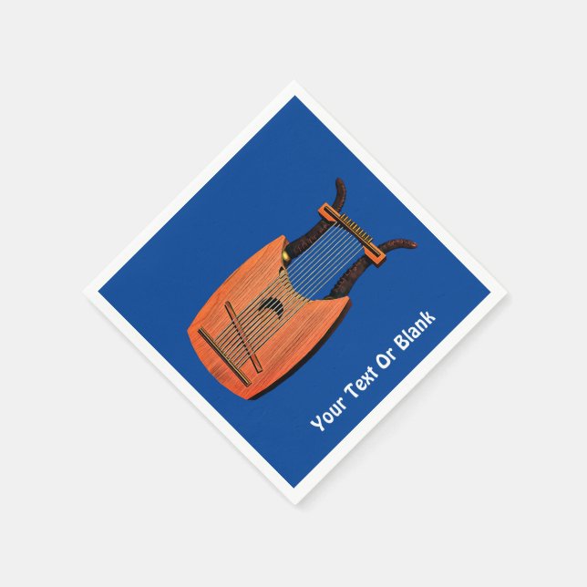 King David's Harp Serviette (Ecke)