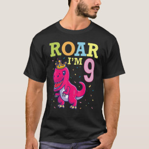 King Dinosaurier tanzen glücklich Mein Geburtstag T-Shirt