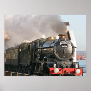 King Edward 1 Steam Motor Poster