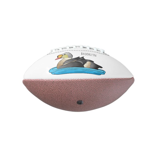 King eider bird Cartoon Football (Gedreht 270)