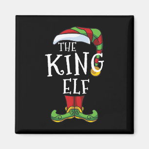 King Elf Familie Matching Weihnachtsgruppenspass Magnet