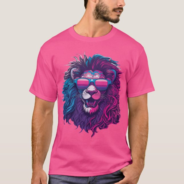 King Energy - Bold Lion Face T - Shirt (Vorderseite)