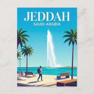 King-Fahd-Sprenganlage Saudi-Arabien Postkarte