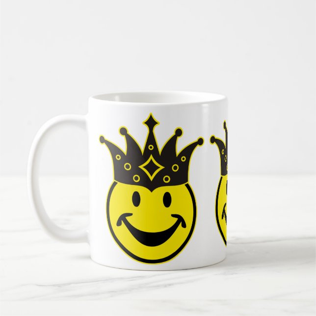 King gelb + dein Backg. Ideen Tasse (Links)