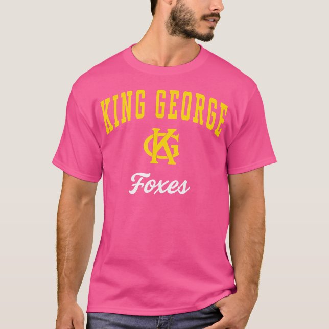 King George High School Foxes C3 T-Shirt (Vorderseite)