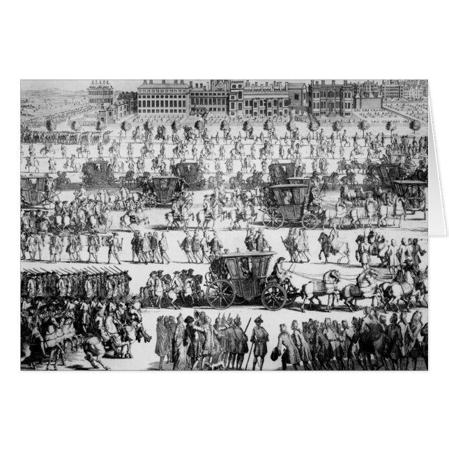King George I Prozession zum St. James's Palace (Vorderseite (Horizontal))
